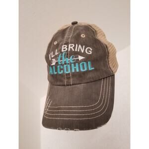 Hat, I'll bring the alcohol baseball type hat hook and loop closure 273